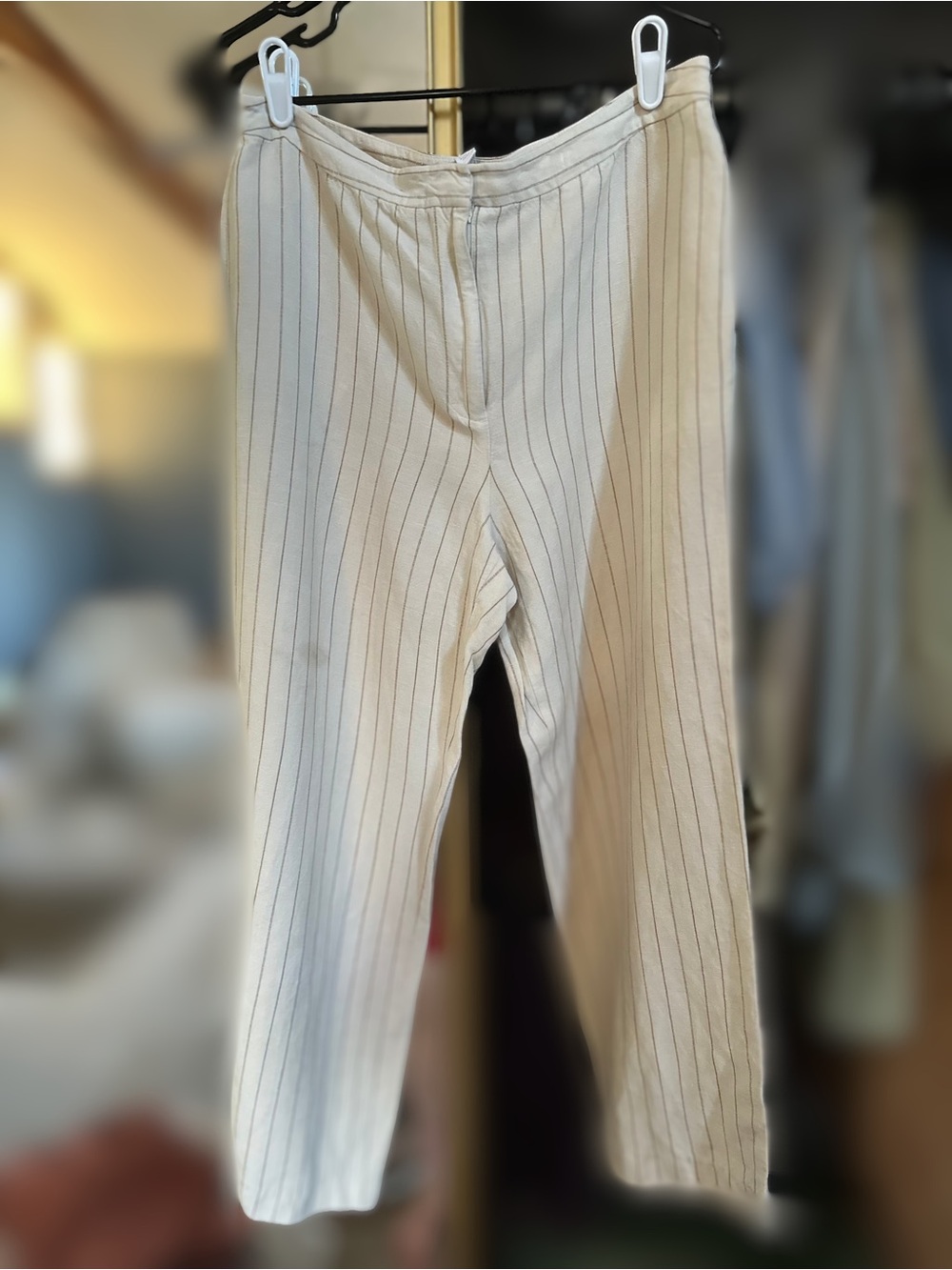 Women’s linen-blend trousers